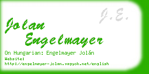 jolan engelmayer business card